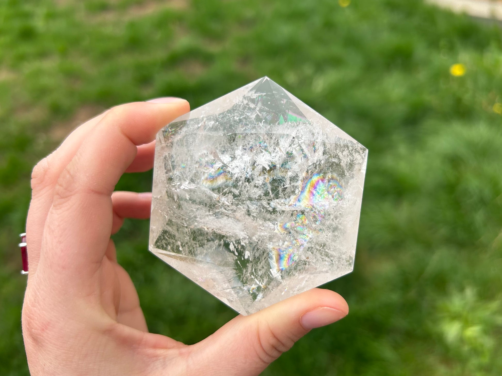 Clear Quartz Faceted Stars - Lilith and Athena Wholesale