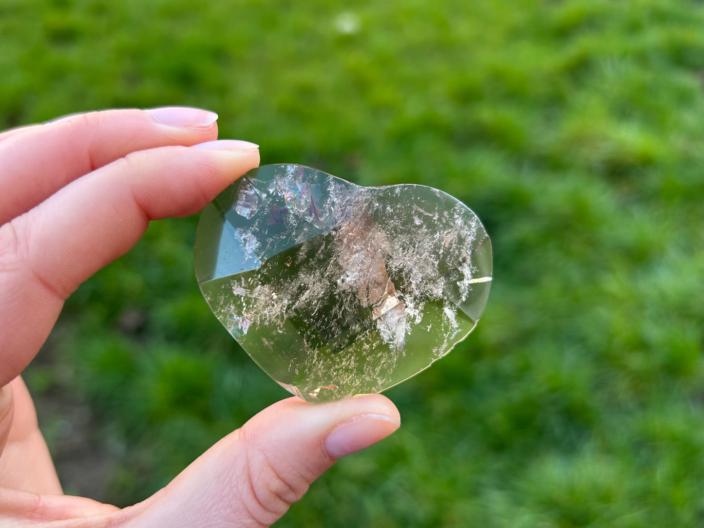 Smoky Quartz Faceted Hearts
