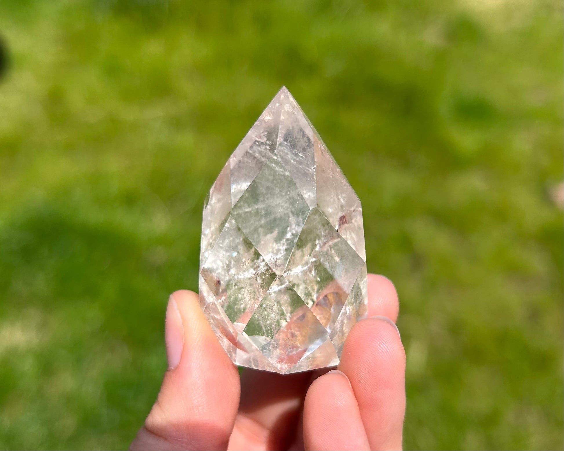 Clear Quartz Faceted Eggs - Lilith and Athena Wholesale