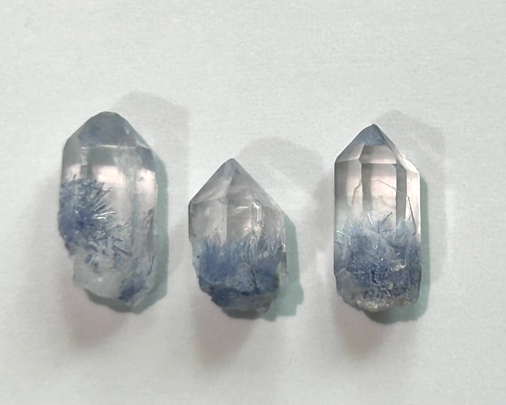 A+ Rare Blue Dumortierite Raw Points from Bahia, Brazil - Lilith and Athena Wholesale