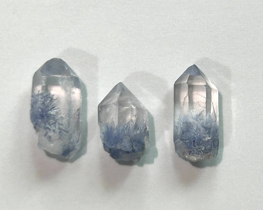 A+ Rare Blue Dumortierite Raw Points from Bahia, Brazil - Lilith and Athena Wholesale