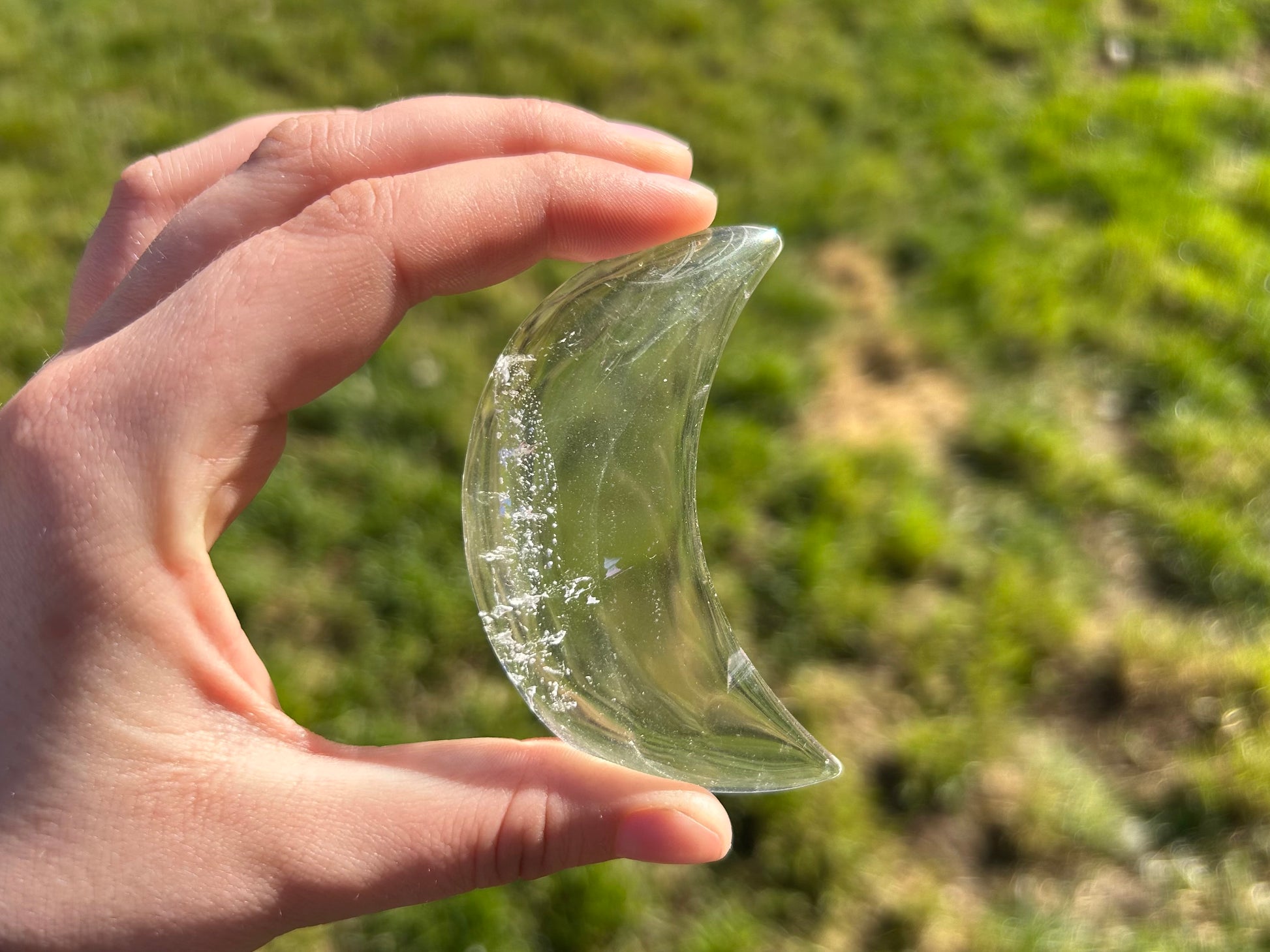 Clear Quartz Moons - Lilith and Athena Wholesale