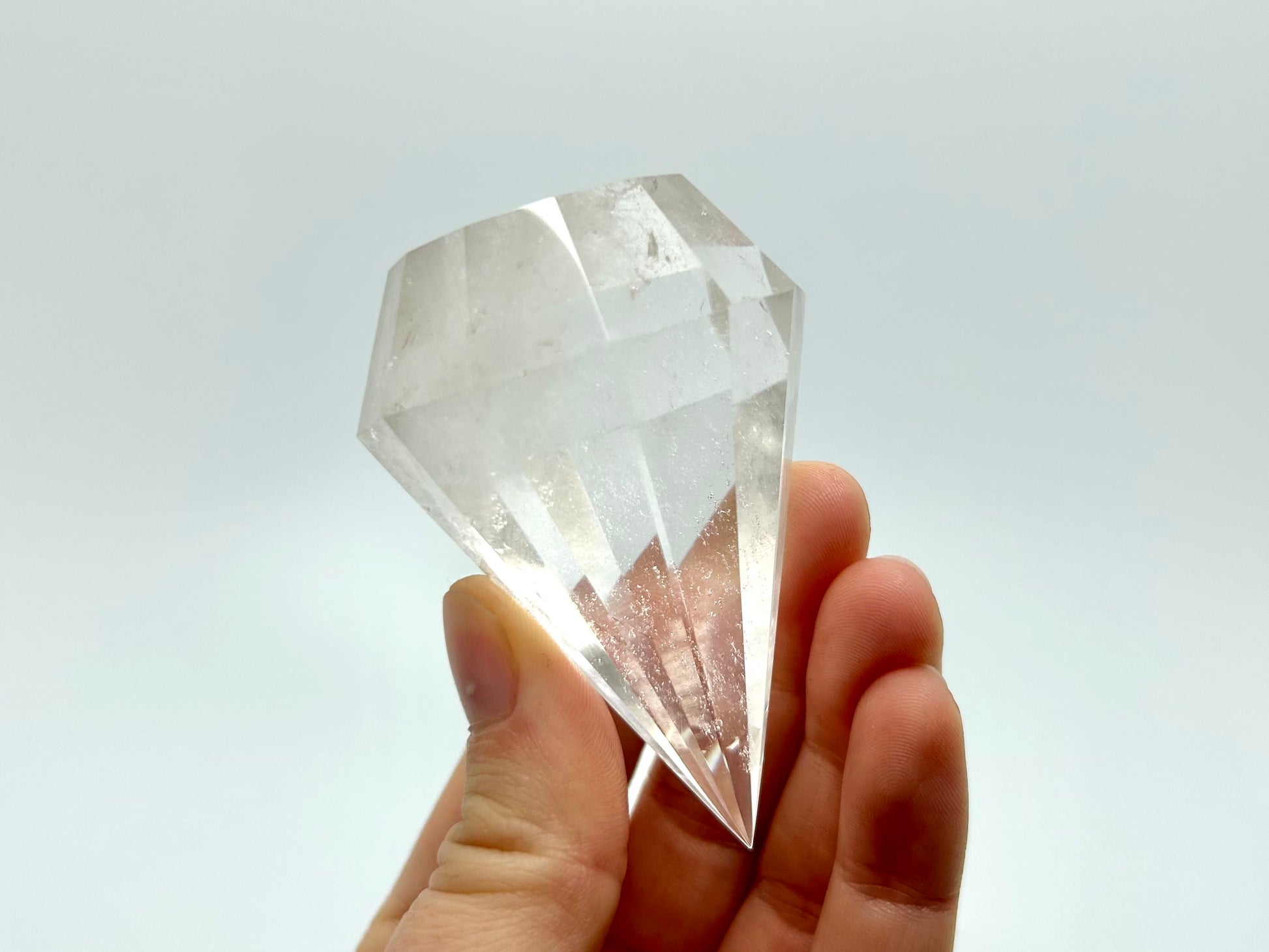 Clear Quartz Faceted Diamonds - Lilith and Athena Wholesale