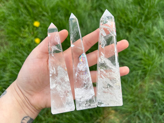 Clear Quartz Obelisks - Lilith and Athena Wholesale