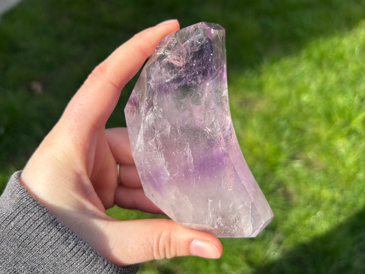 Amethyst Faceted Moons - Lilith and Athena Wholesale