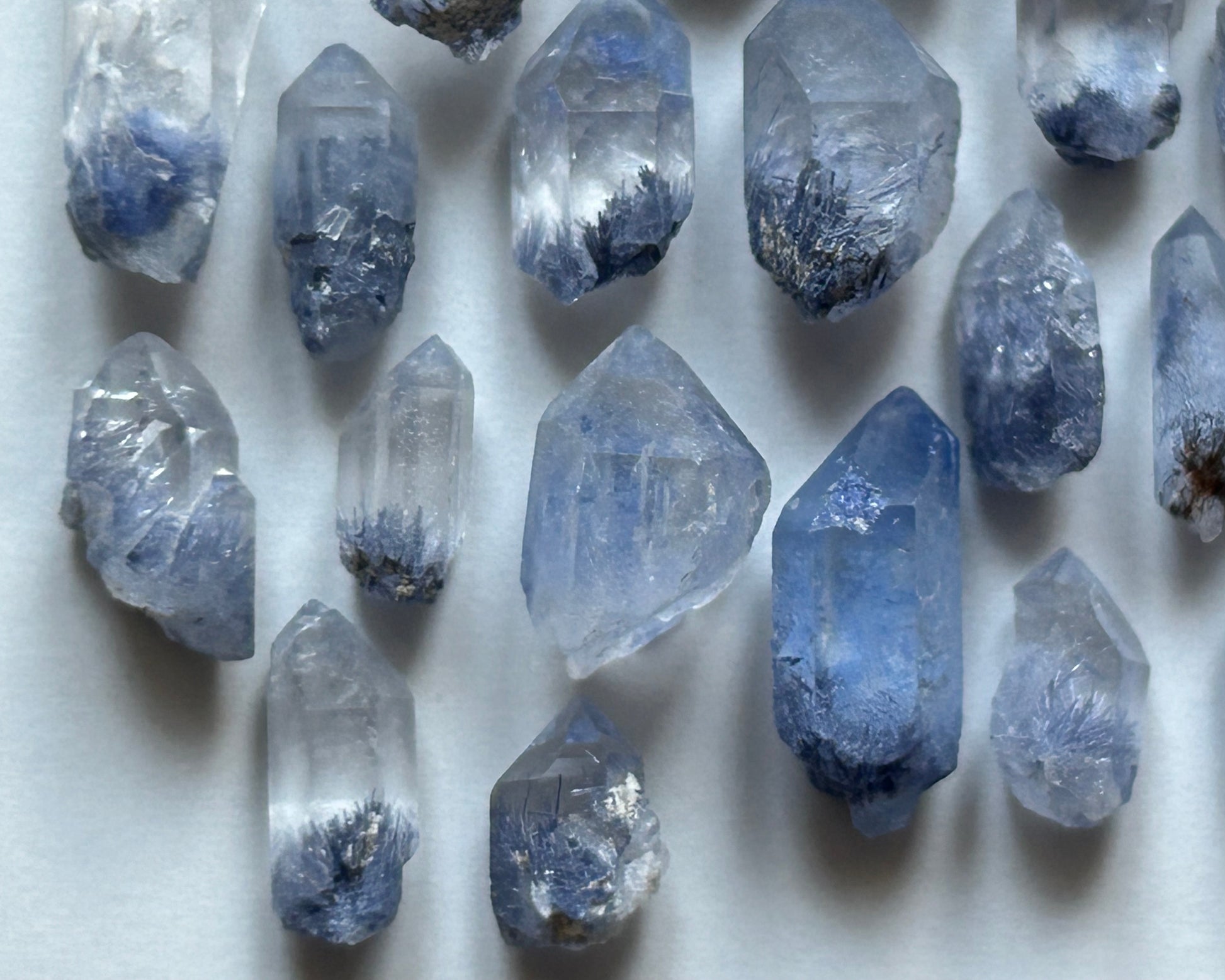 A+ Rare Blue Dumortierite Raw Points - Lilith and Athena Wholesale