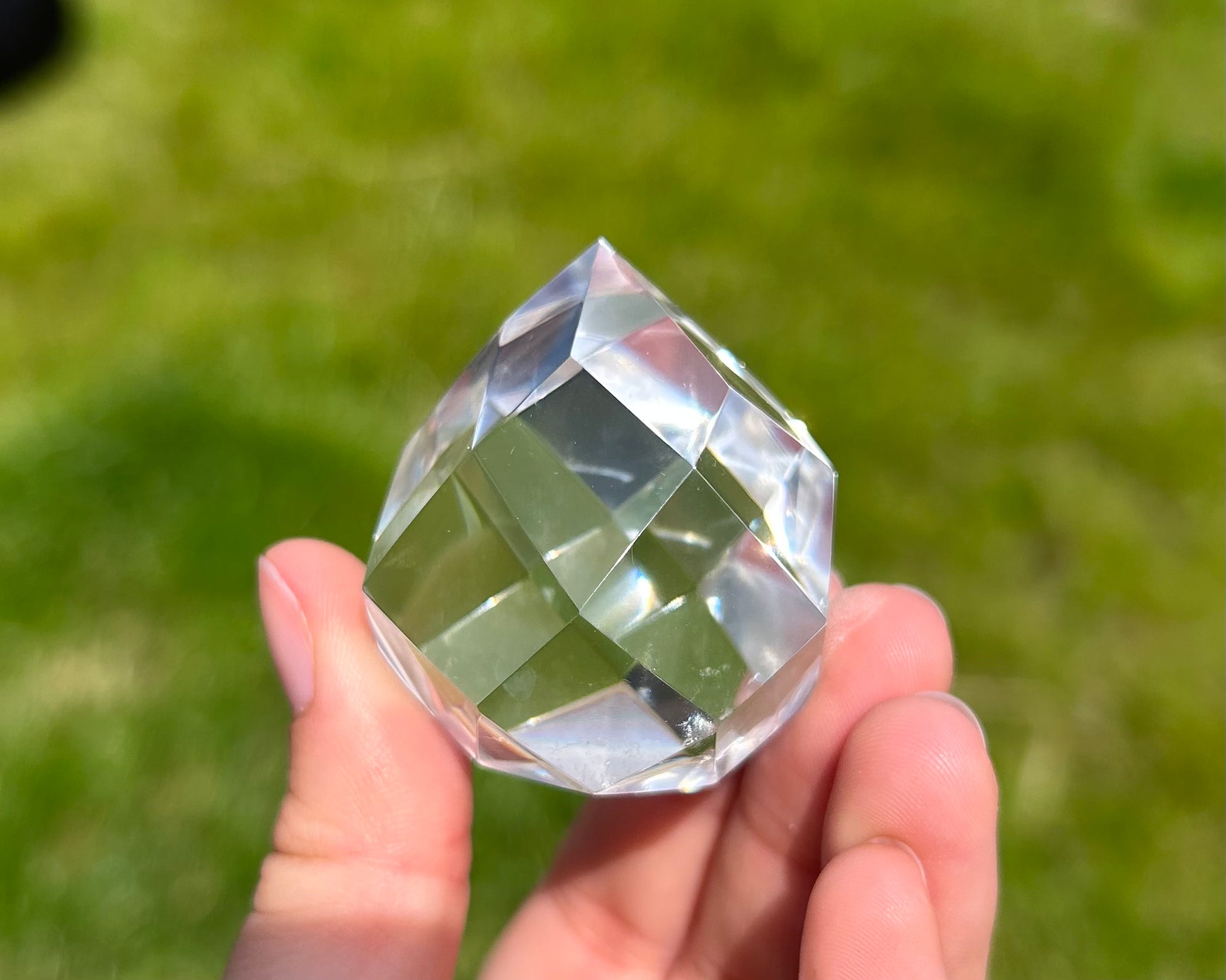 Clear Quartz Faceted Eggs - Lilith and Athena Wholesale