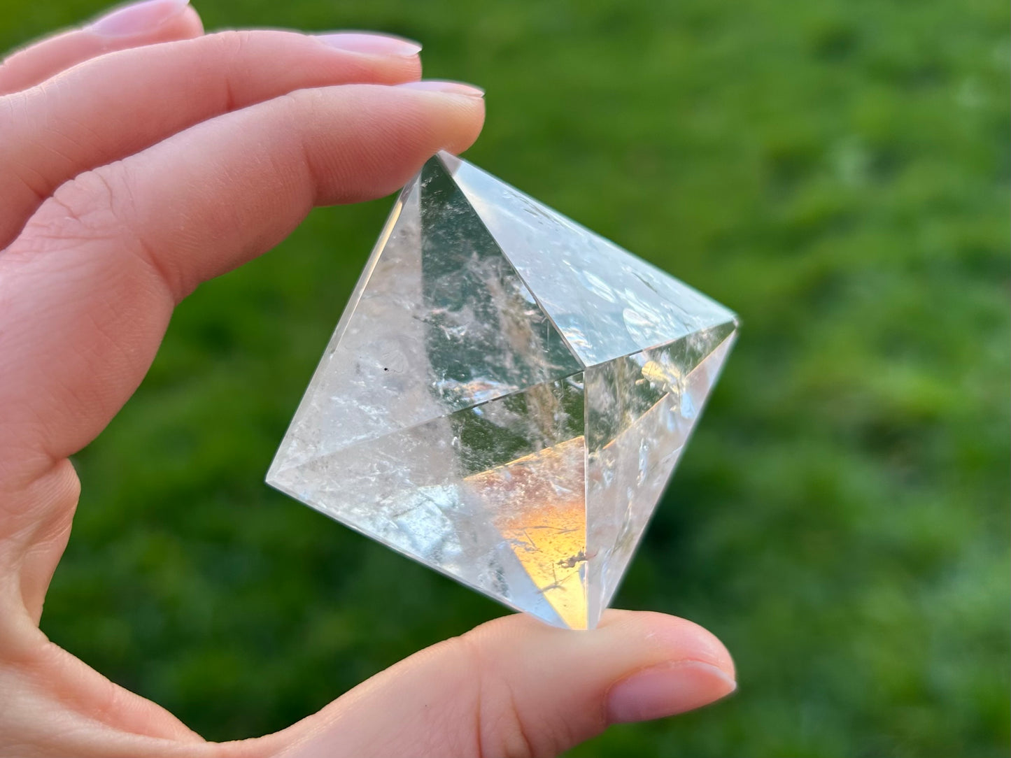 Clear Quartz Octahedrons