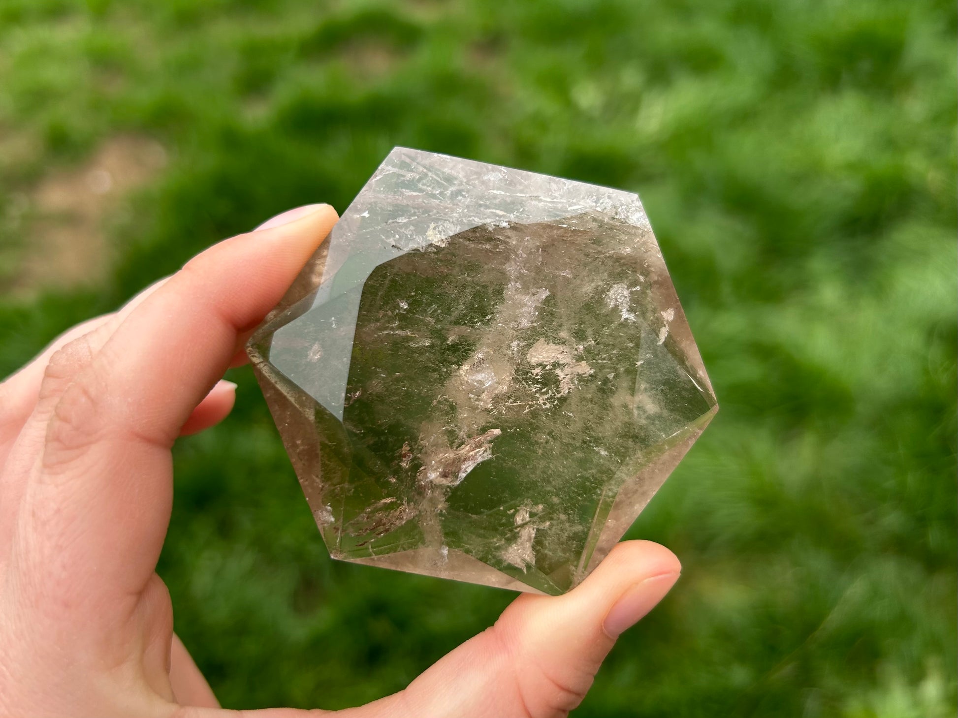 Smoky Quartz Faceted Stars - Lilith and Athena Wholesale