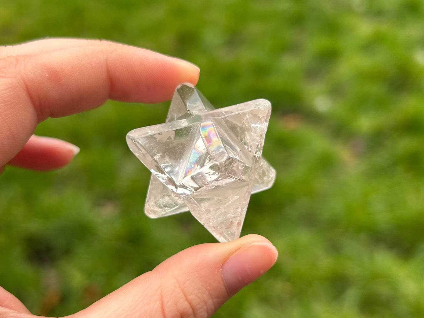 Clear Quartz Merkabas