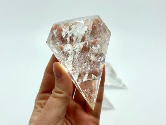 Clear Quartz Faceted Diamonds - Lilith and Athena Wholesale