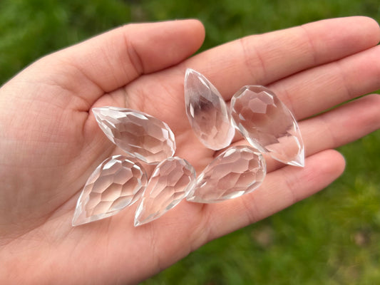 High Quality Mini Quartz Faceted Eggs - Lilith and Athena Wholesale