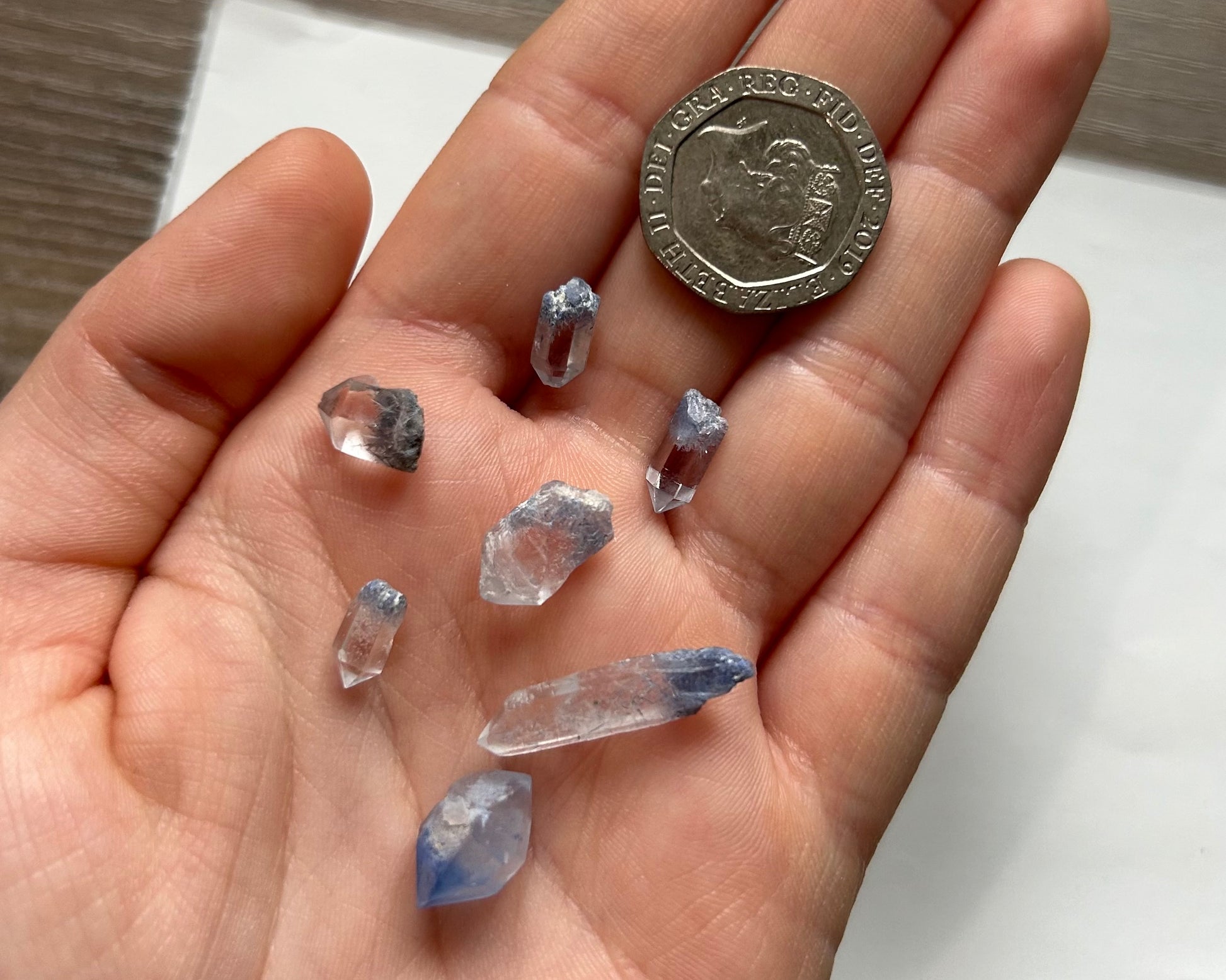 A+ Rare Blue Dumortierite Raw Points - Lilith and Athena Wholesale