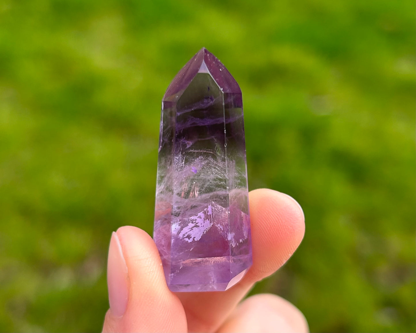 A+ Phantom Amethyst Mini Points - Lilith and Athena Wholesale