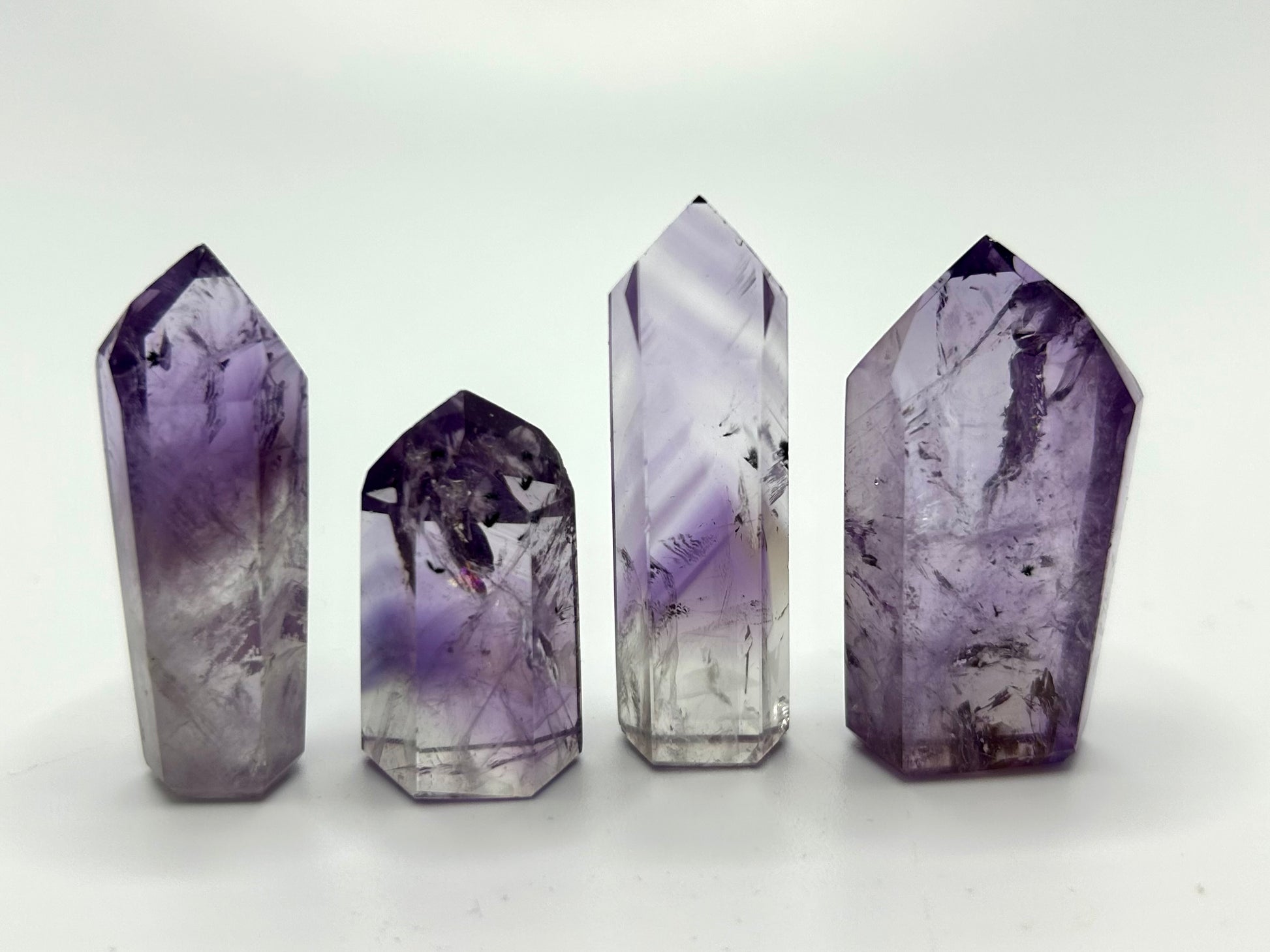 Phantom Amethyst x Hollandite Mini Points A+ - Lilith and Athena Wholesale