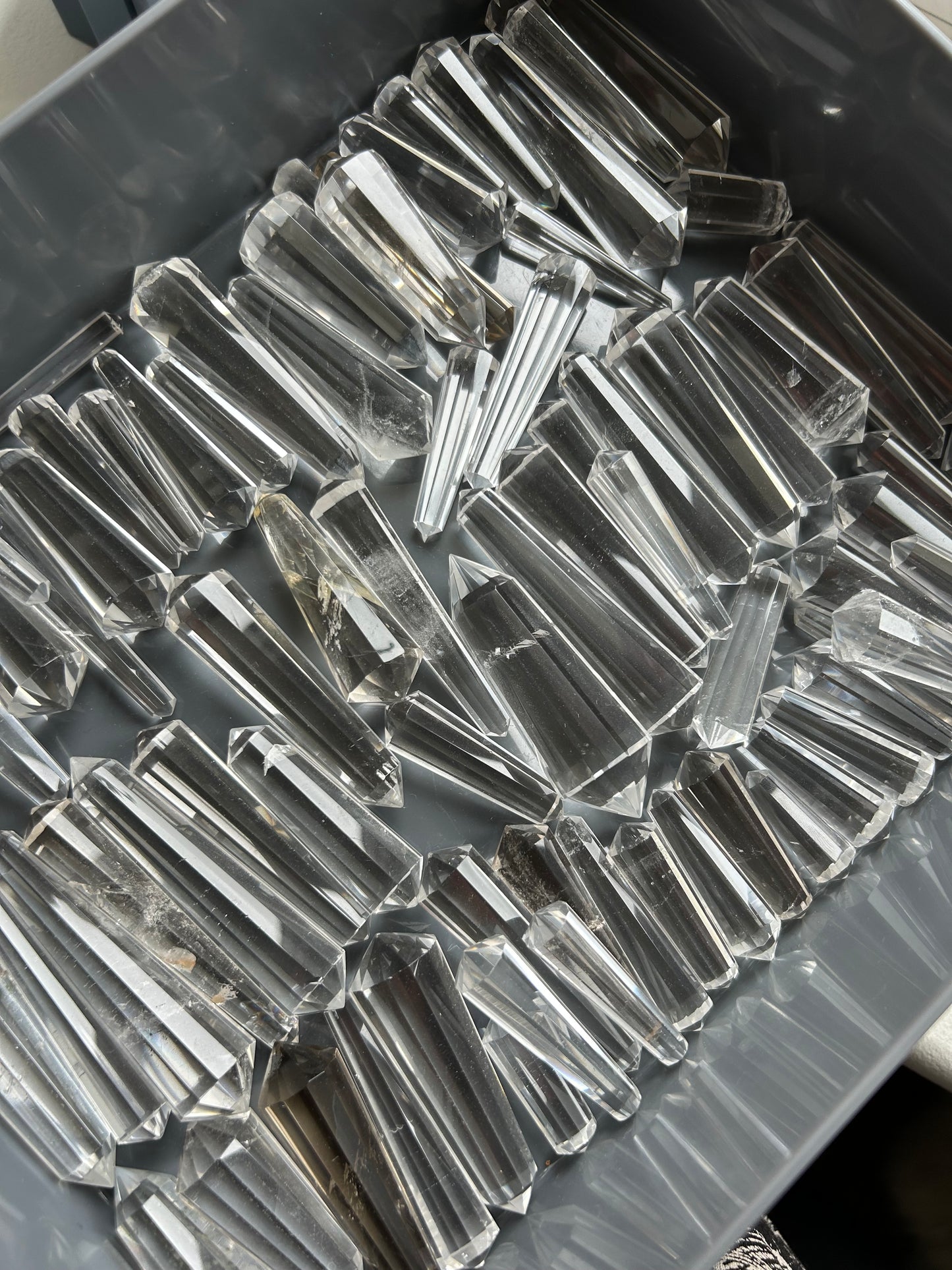 AAA Clear Quartz Mini Vogels - Lilith and Athena Wholesale