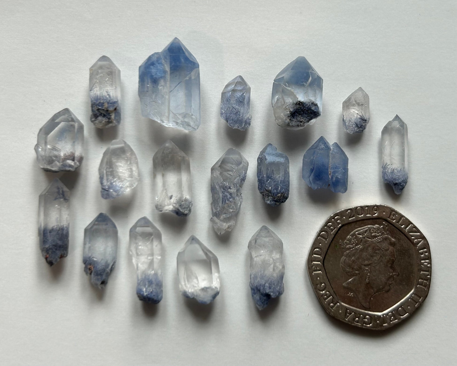 A+ Rare Blue Dumortierite Raw Points - Lilith and Athena Wholesale