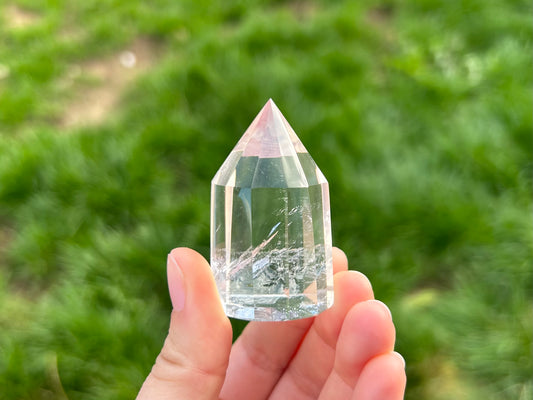 Clear Quartz Faceted Cylinders - Lilith and Athena Wholesale