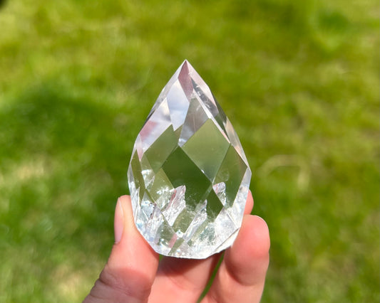 Clear Quartz Faceted Eggs - Lilith and Athena Wholesale