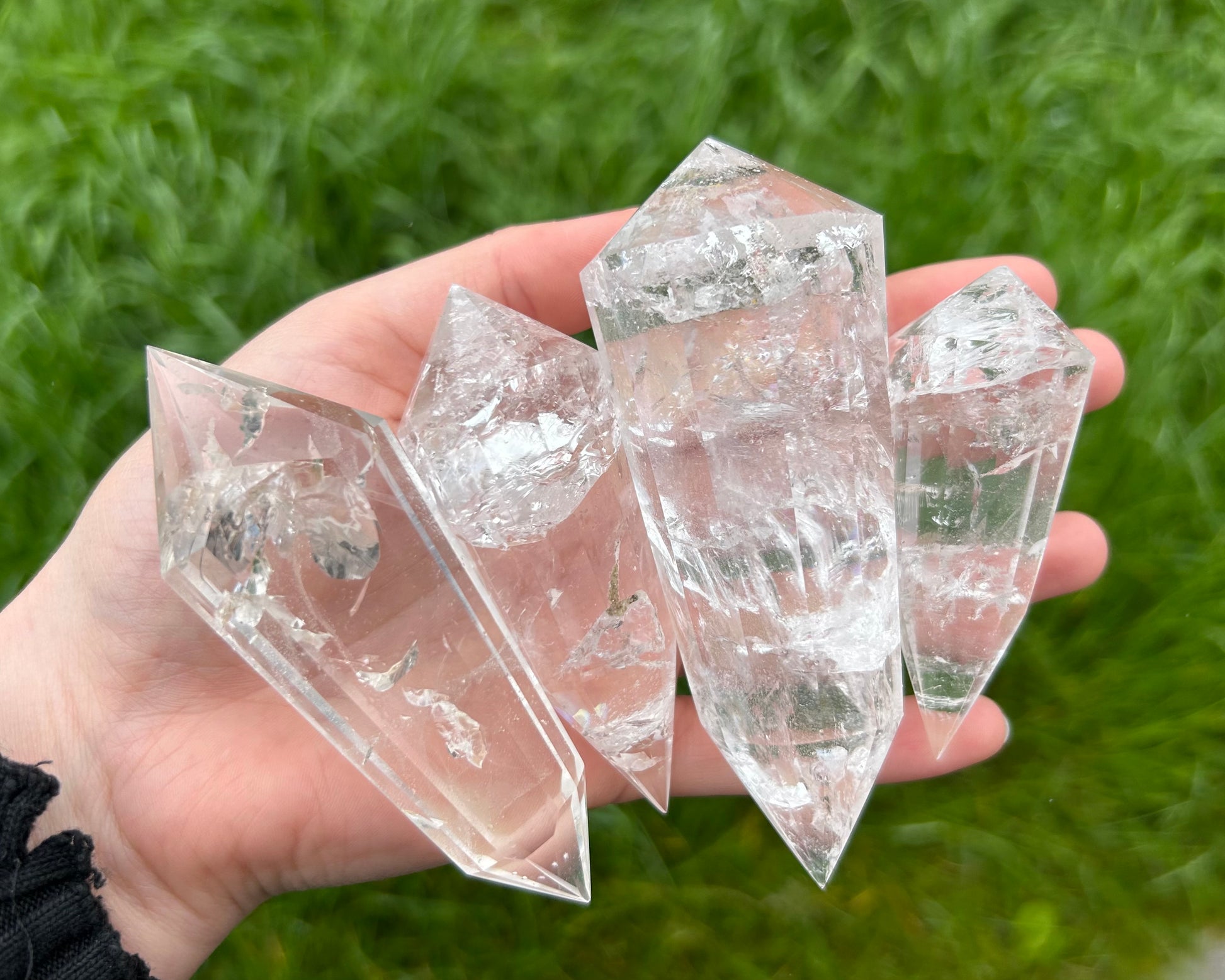 Clear Quartz Vogels - Lilith and Athena Wholesale