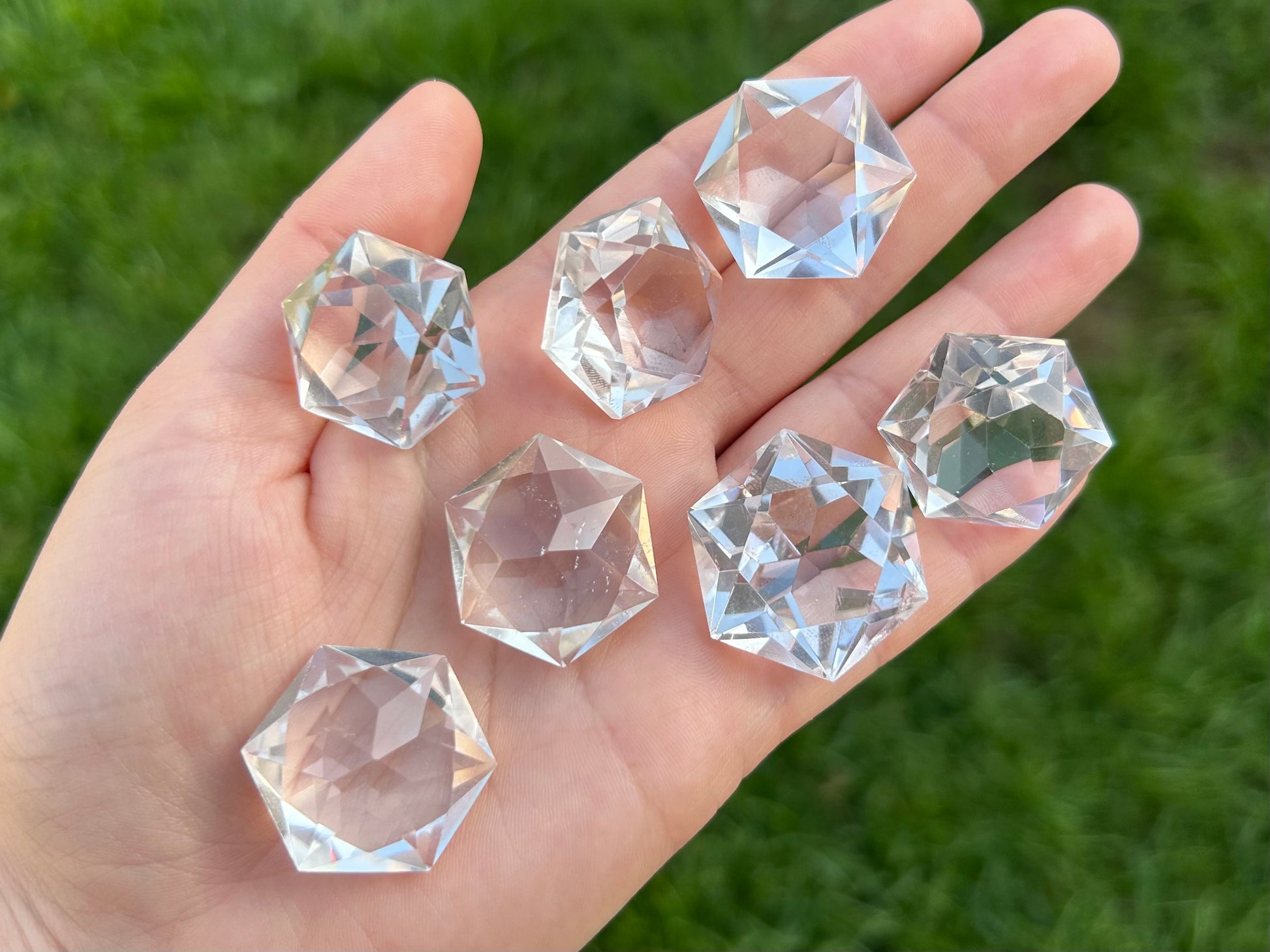 Lemurian Faceted Diamonds Gem Grade - Lilith and Athena Wholesale