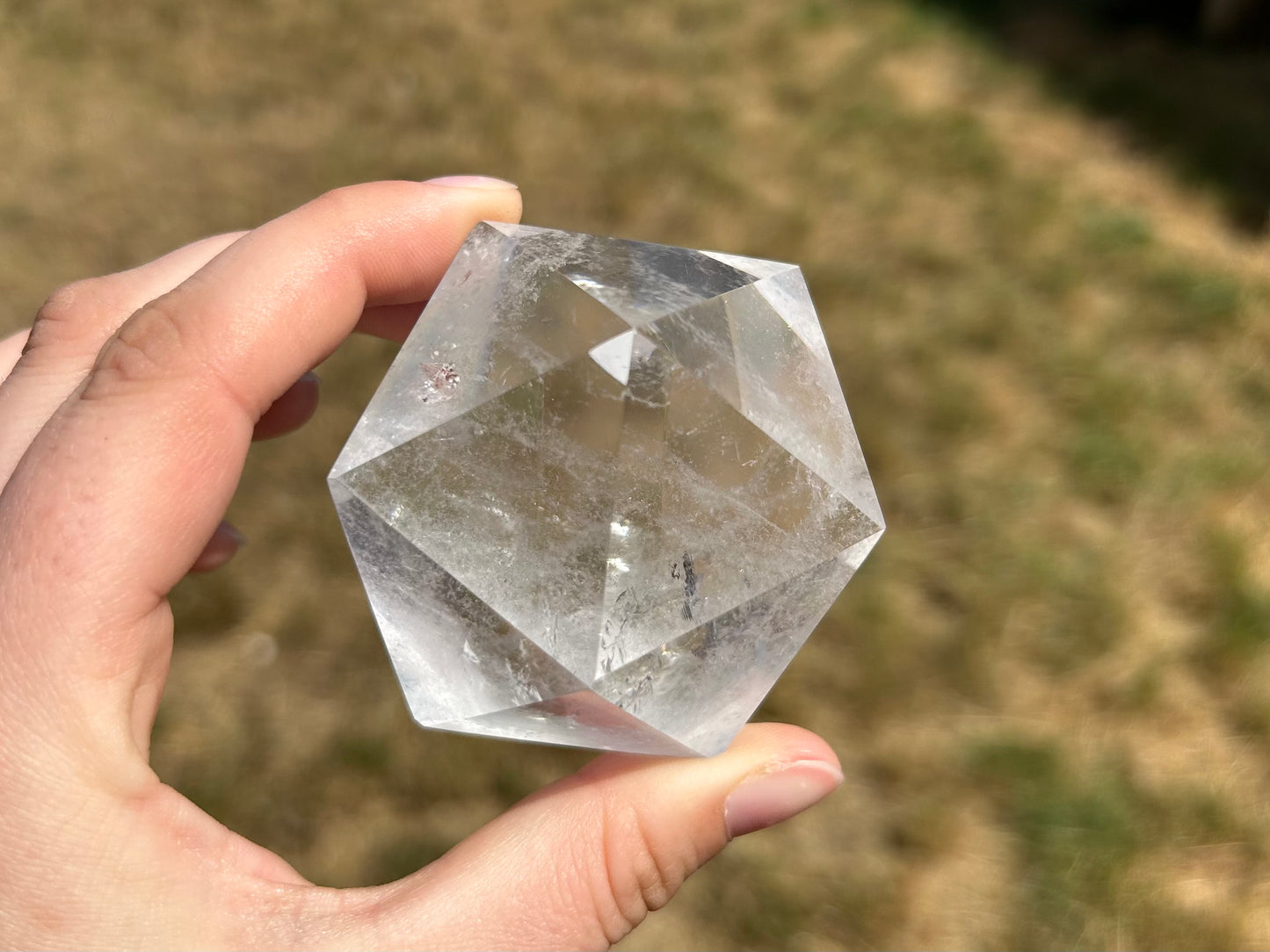 Clear Quartz Icosahedrons Large - Lilith and Athena Wholesale