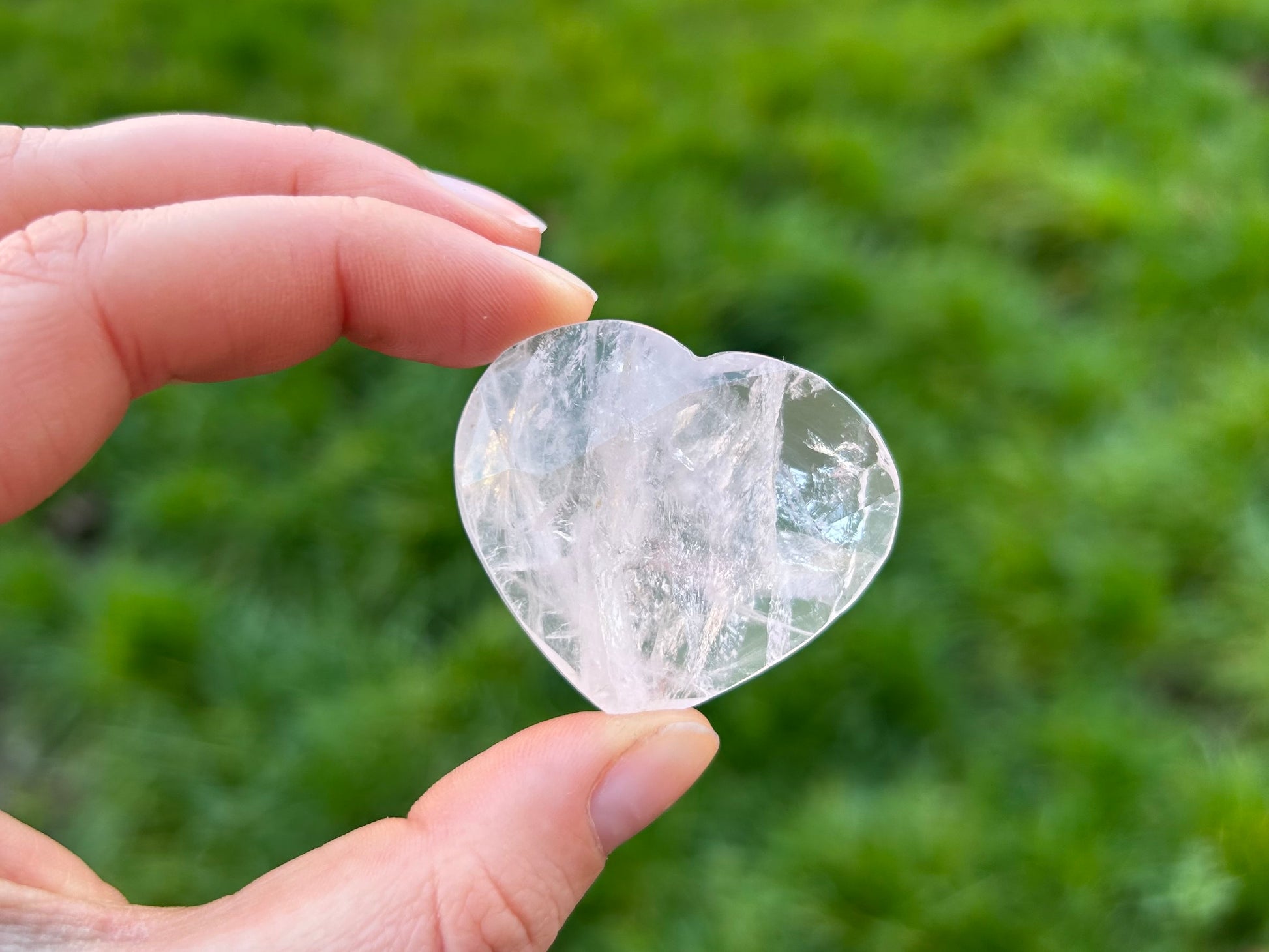 Rose Quartz Faceted Hearts - Lilith and Athena Wholesale