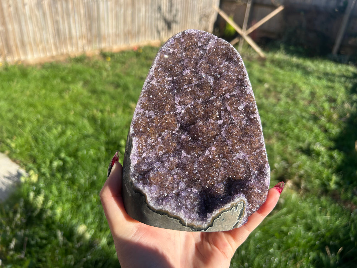 Rainbow Amethyst Cut Bases