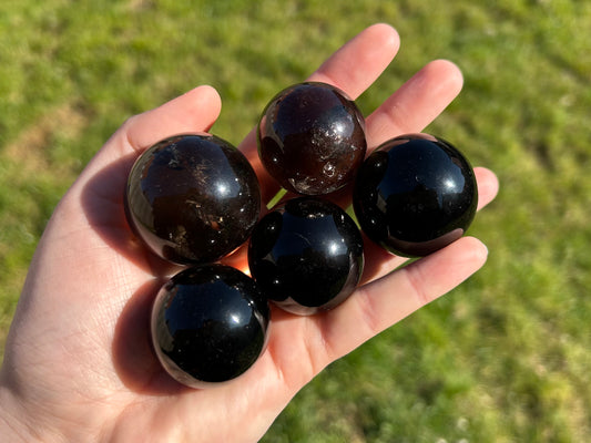 Small Smoky Quartz Spheres - Lilith and Athena Wholesale
