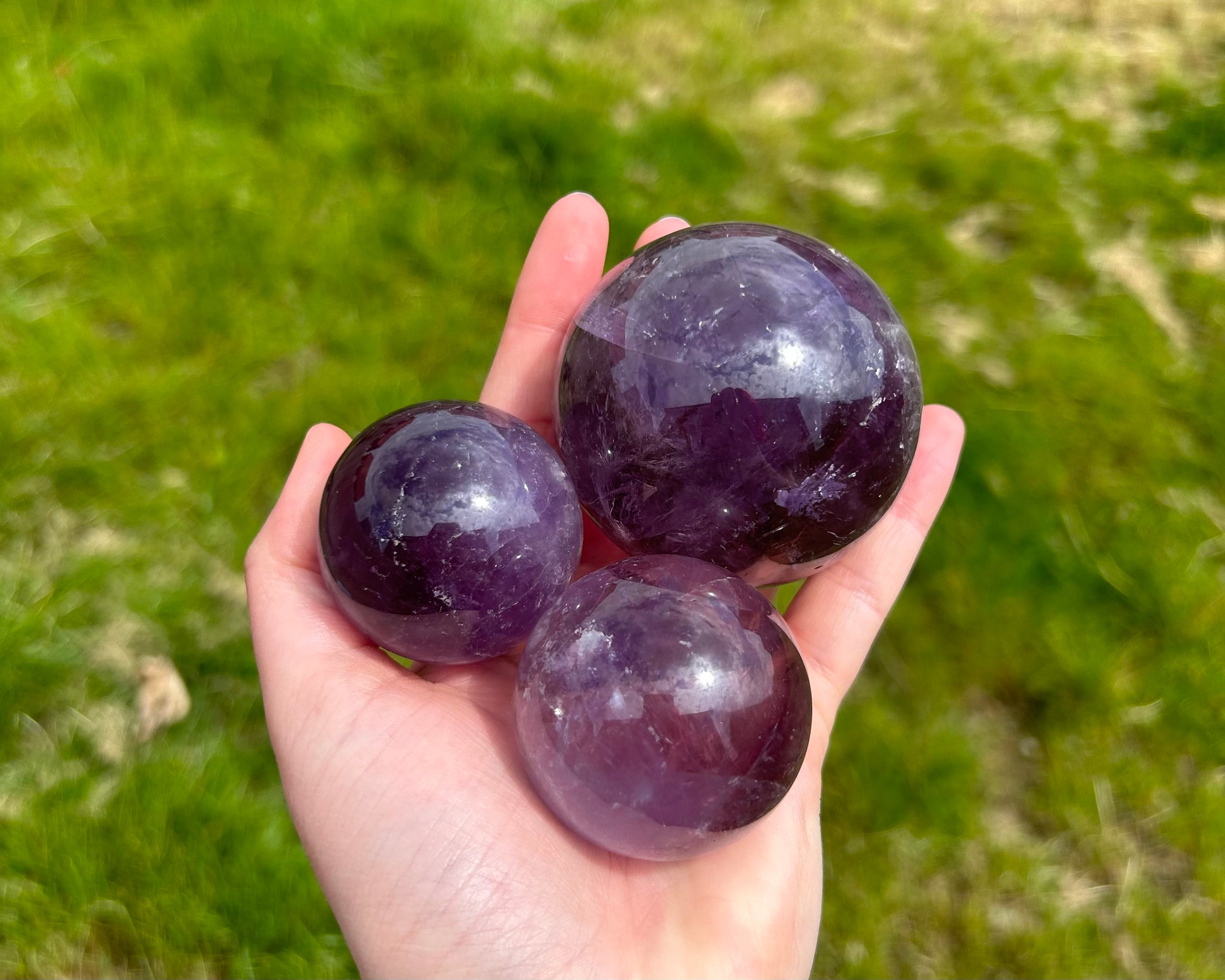 Amethyst Spheres - Lilith and Athena Wholesale