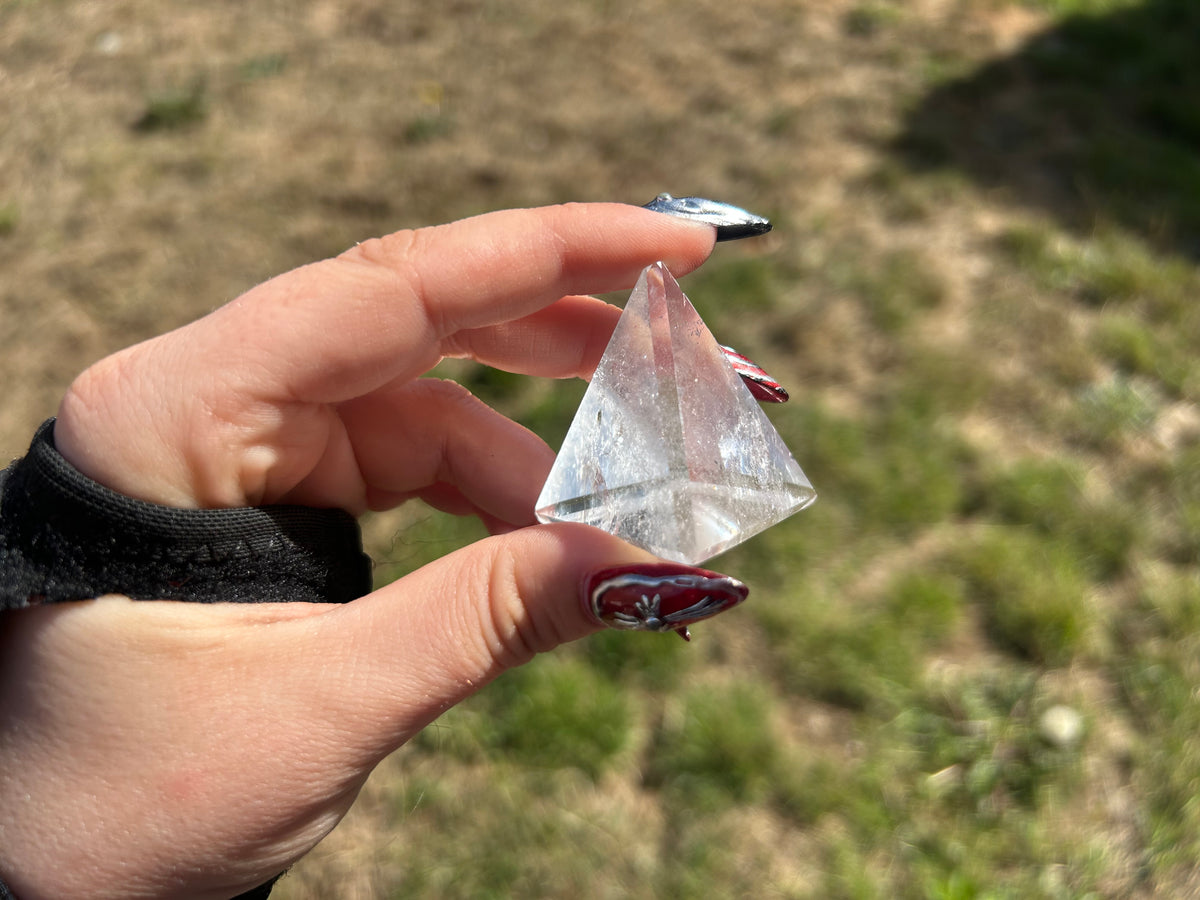 Clear Quartz Tetrahedrons