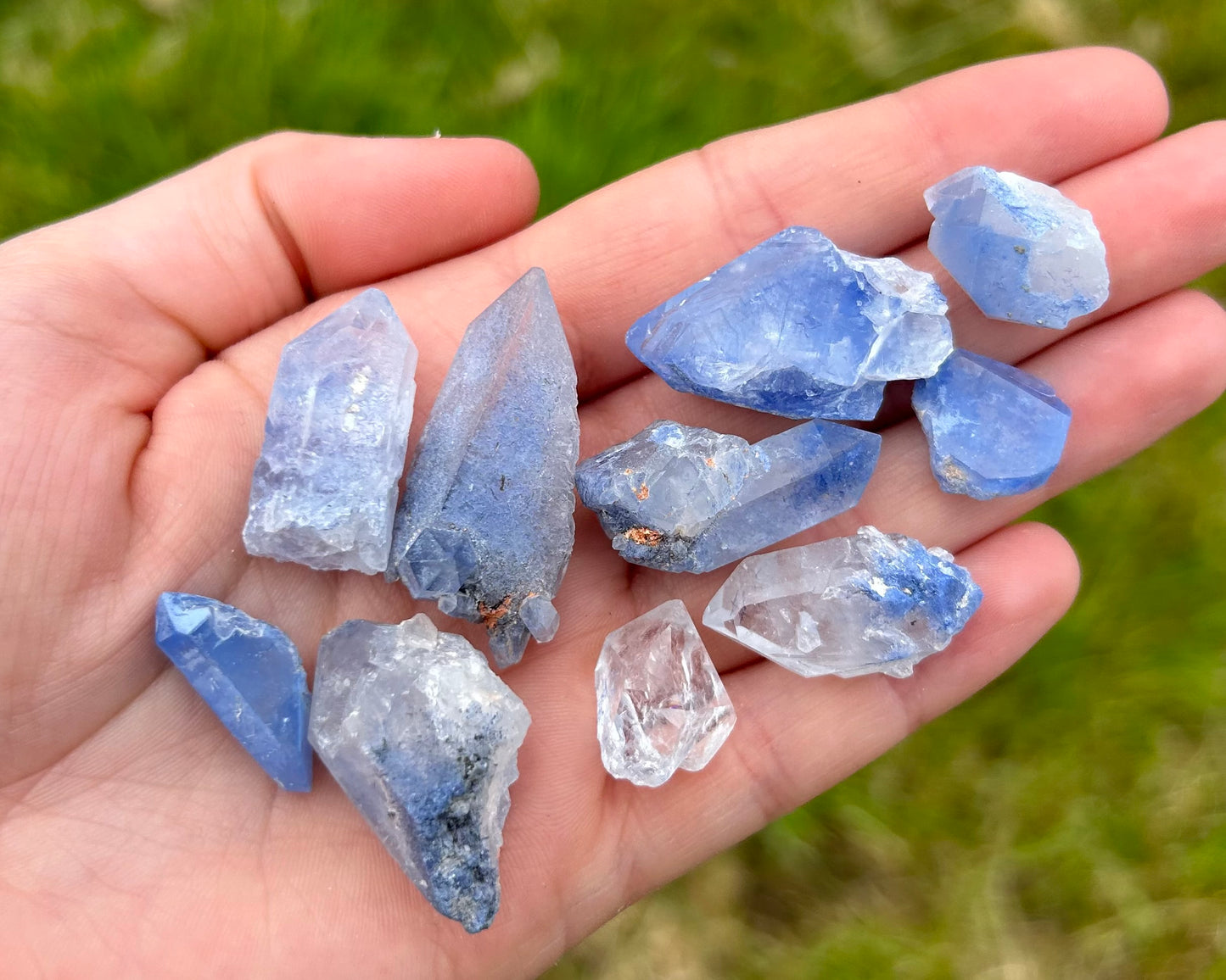 Rare Blue Dumortierite Raw Points - Lilith and Athena Wholesale