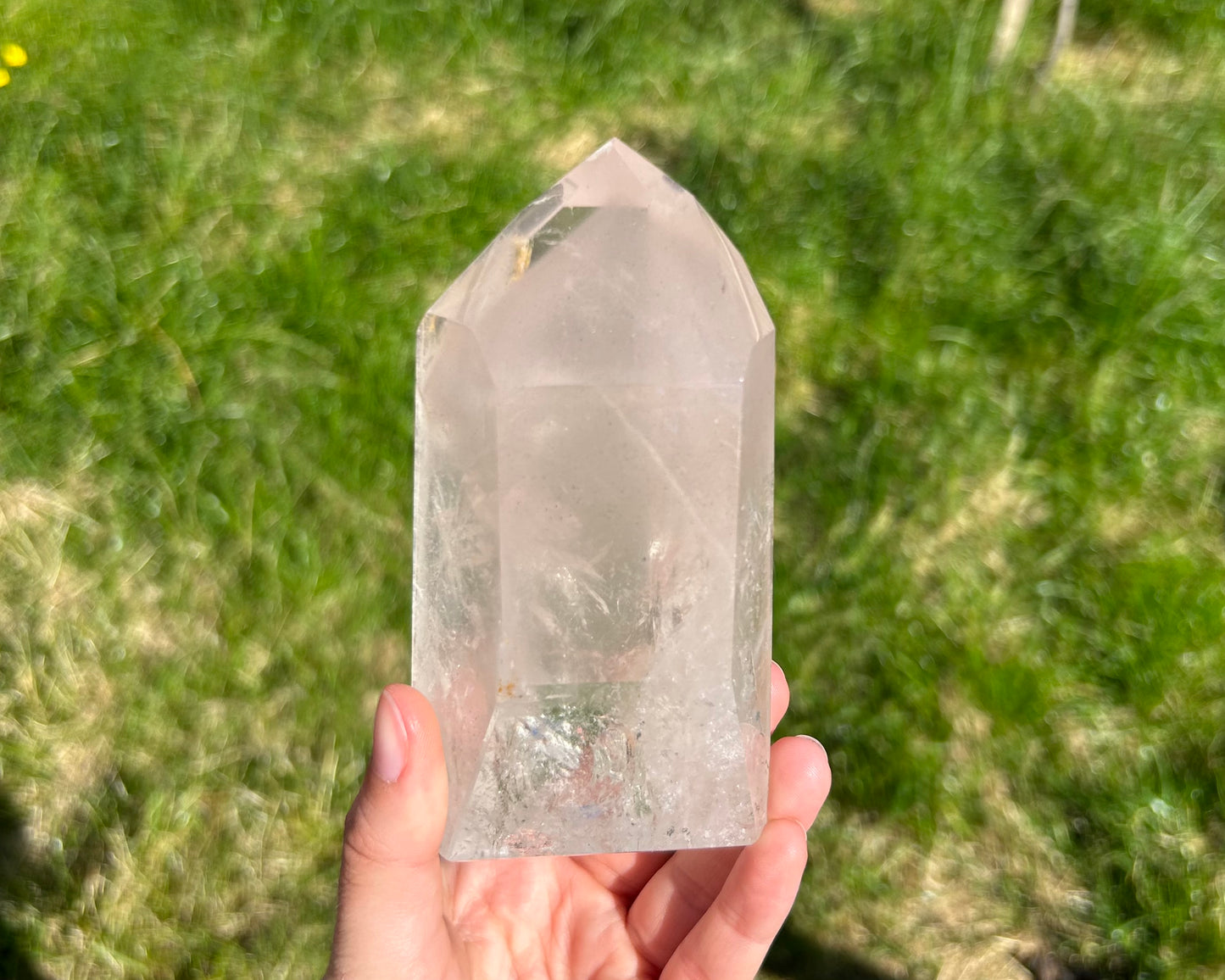 A+ Pink ‘Lithium’ Quartz Statement 640g