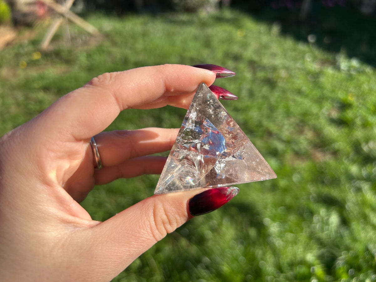 Clear Quartz Tetrahedrons