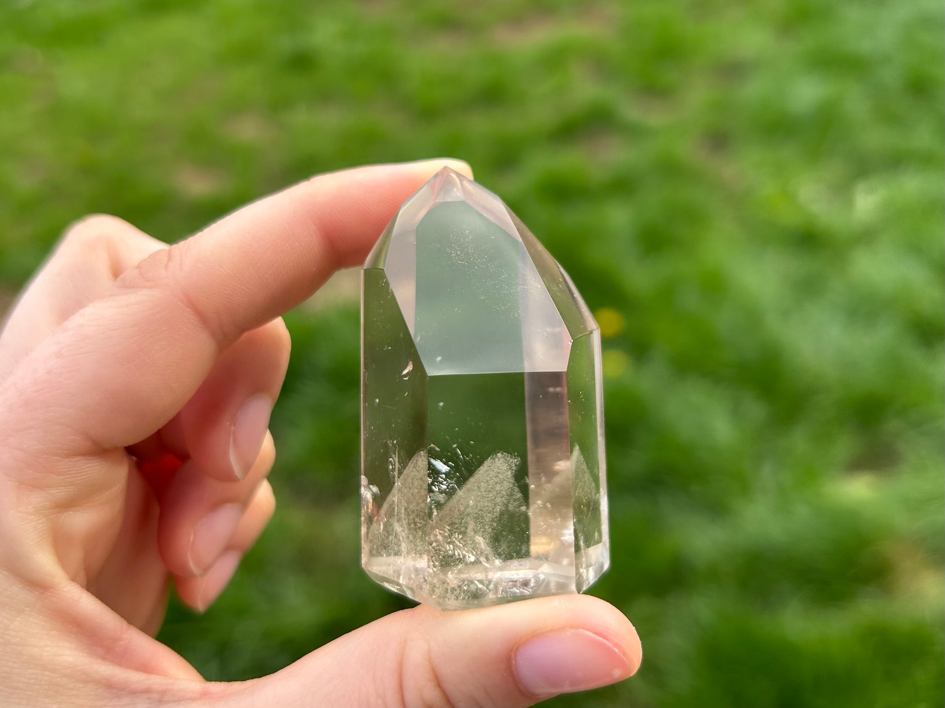 A+ Green Phantom Lodolite Quartz - Lilith and Athena Wholesale