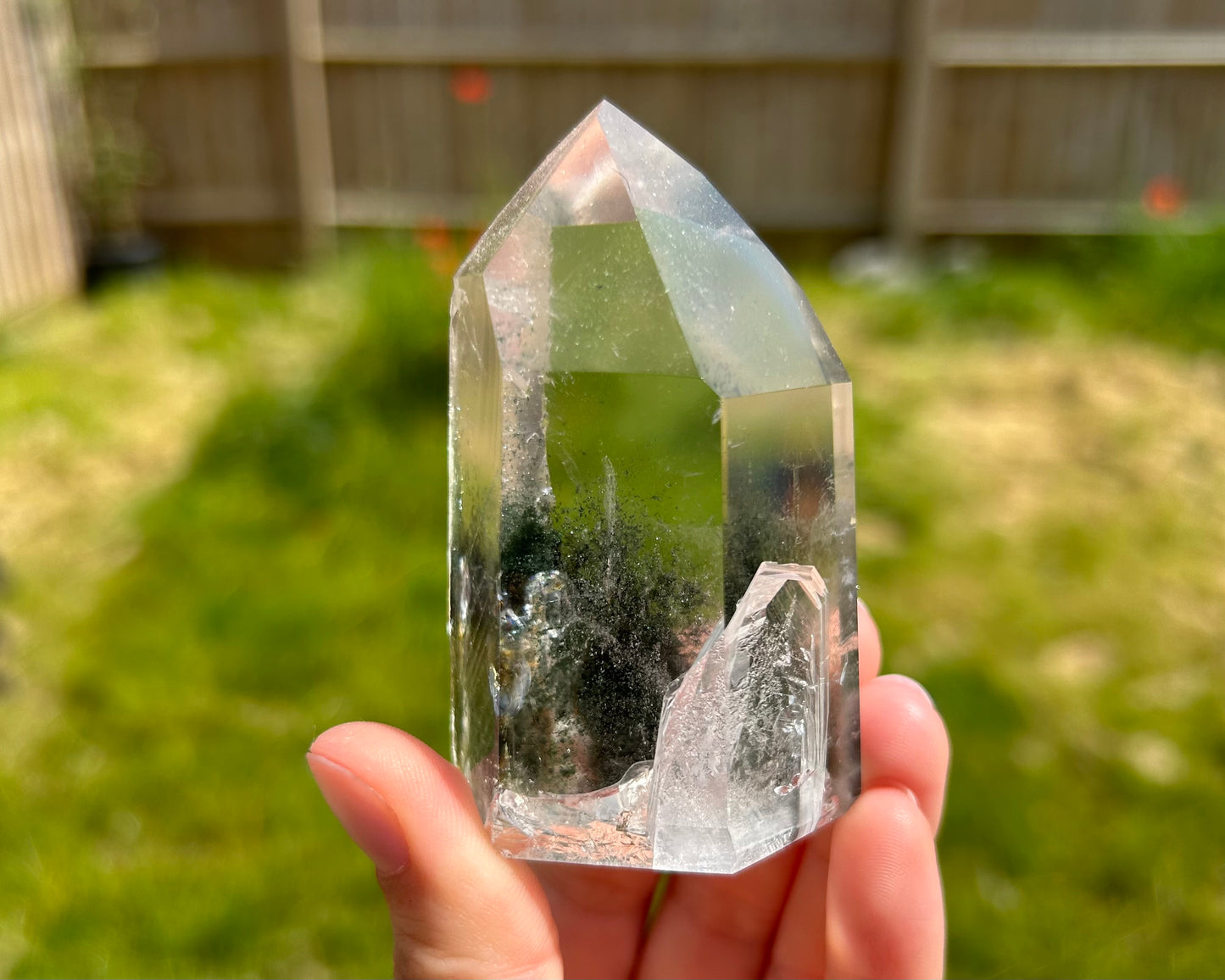 Green Phantom Chlorite Quartz Towers - Lilith and Athena Wholesale