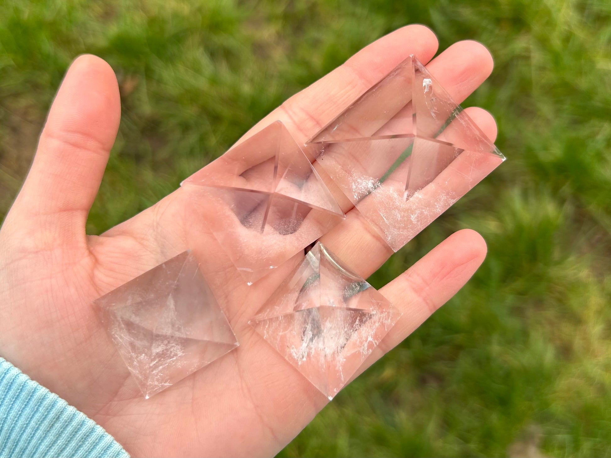 A+ Clear Quartz Pyramids - Lilith and Athena Wholesale