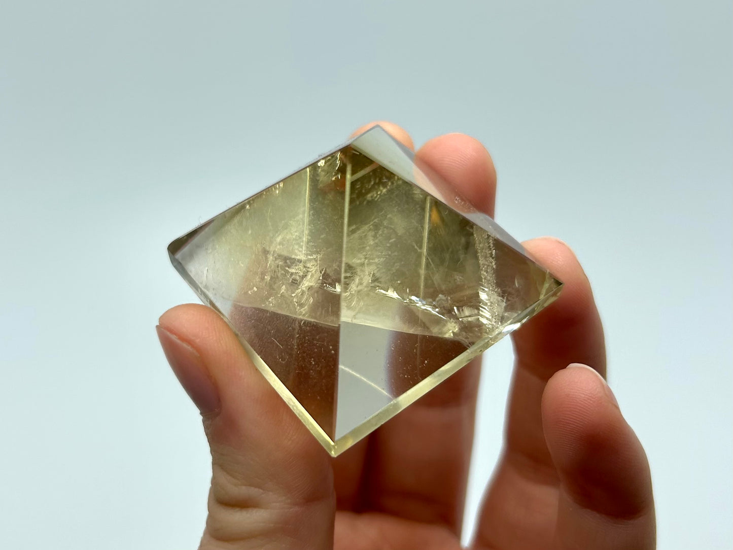 Smoky Citrine Pyramids - Irradiated