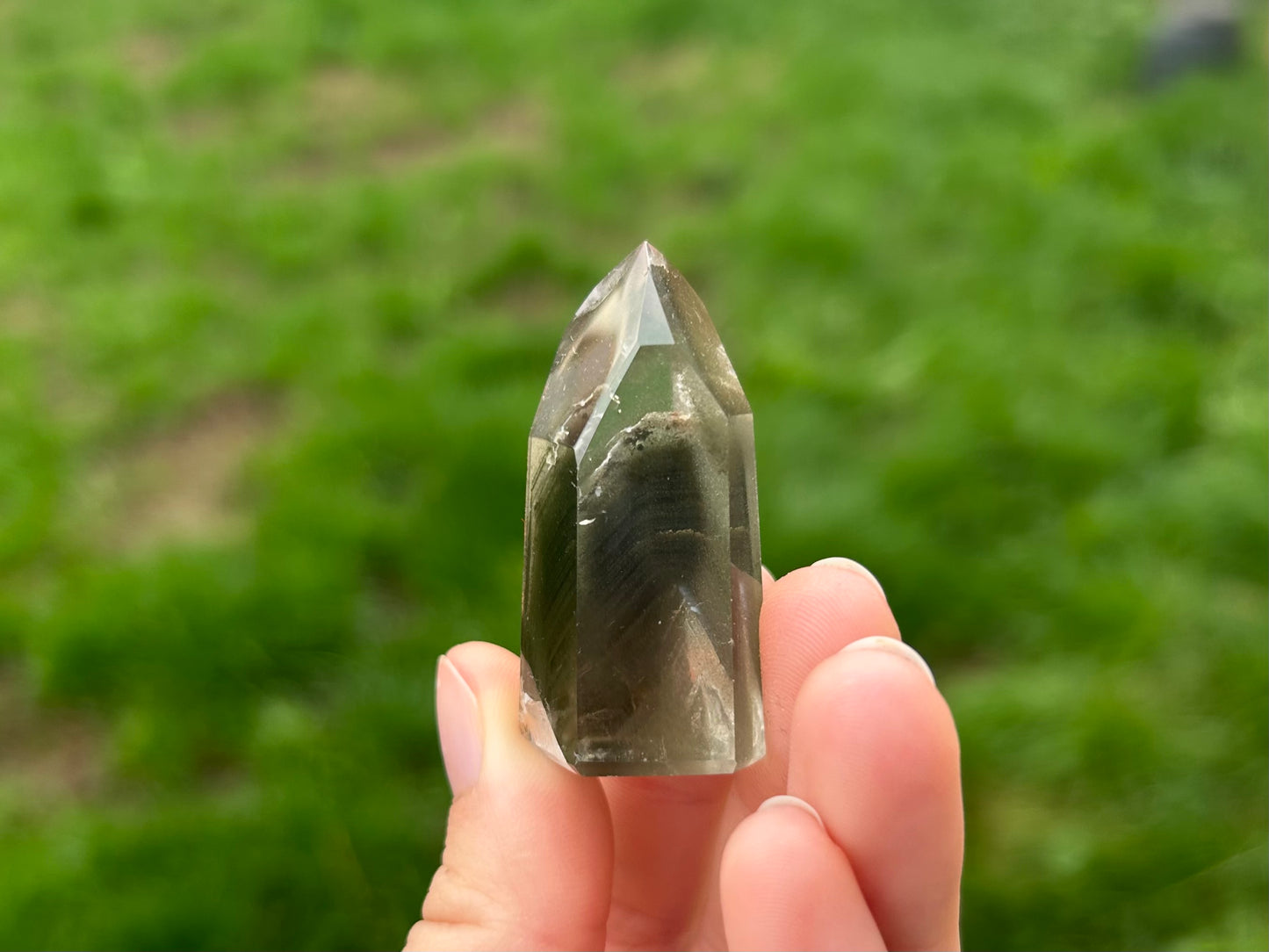 A+ Green Phantom Lodolite Quartz - Lilith and Athena Wholesale