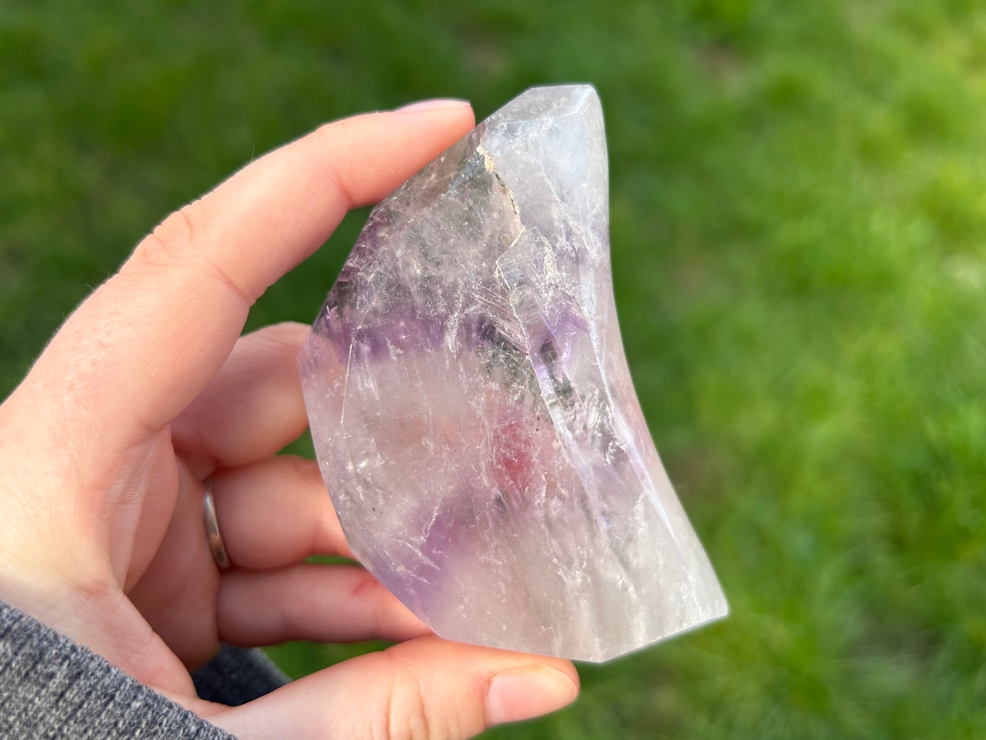Amethyst Faceted Moons - Lilith and Athena Wholesale