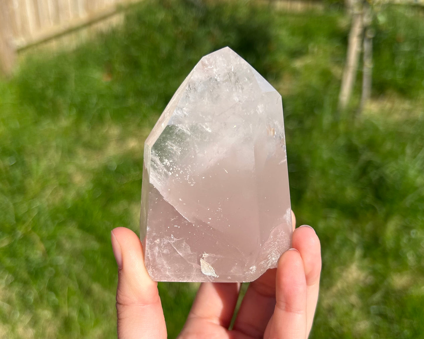 Discount Pink ‘Lithium’ Quartz Statement 310g