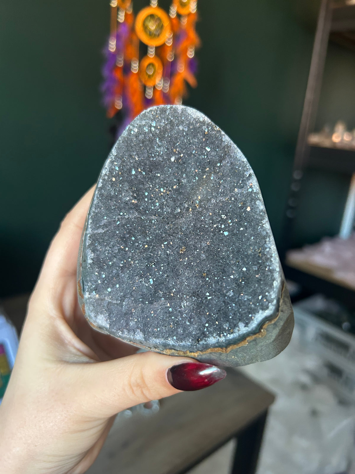 Rainbow Amethyst Cut Bases