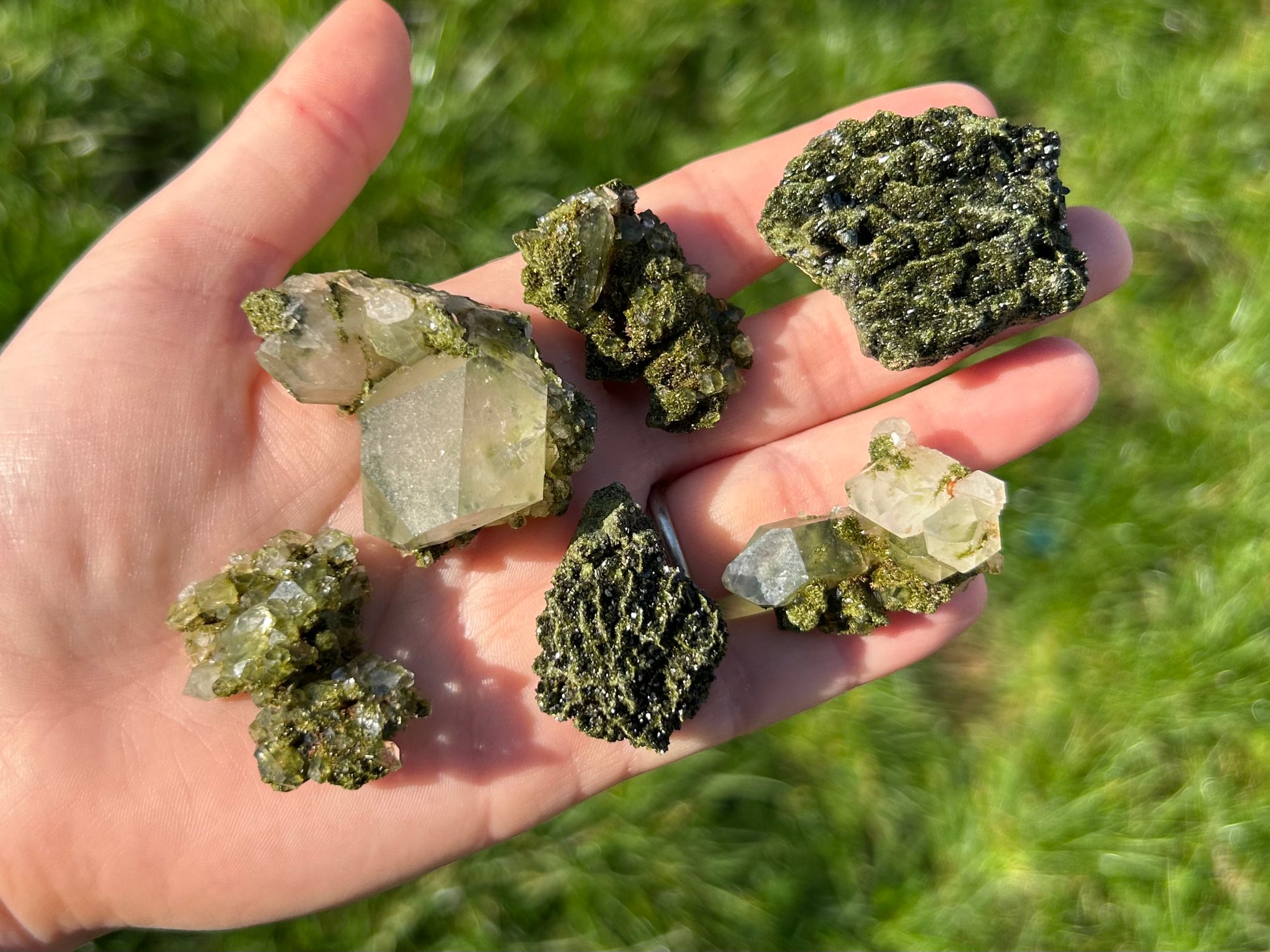 Green Forest Epidote - Lilith and Athena Wholesale