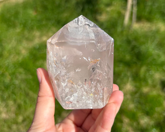 A+ Pink ‘Lithium’ Quartz Statement 280g