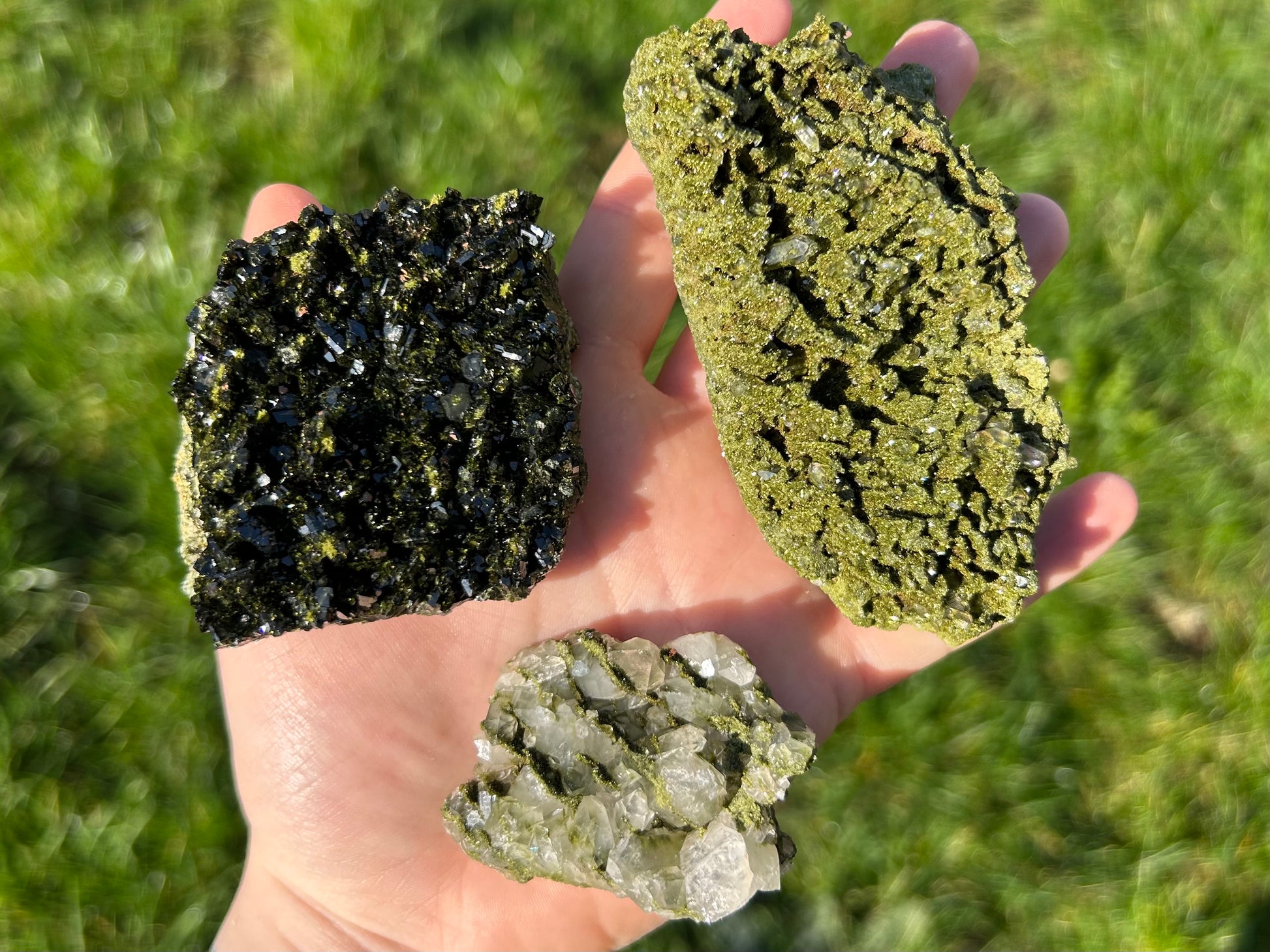 Green Forest Epidote - Lilith and Athena Wholesale
