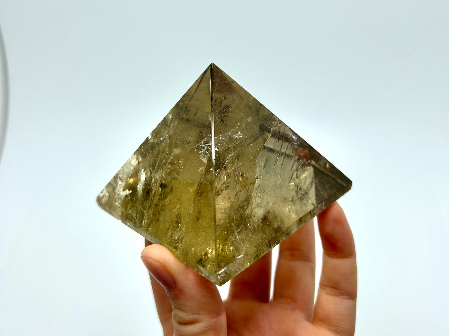 Smoky Citrine Pyramids - Irradiated