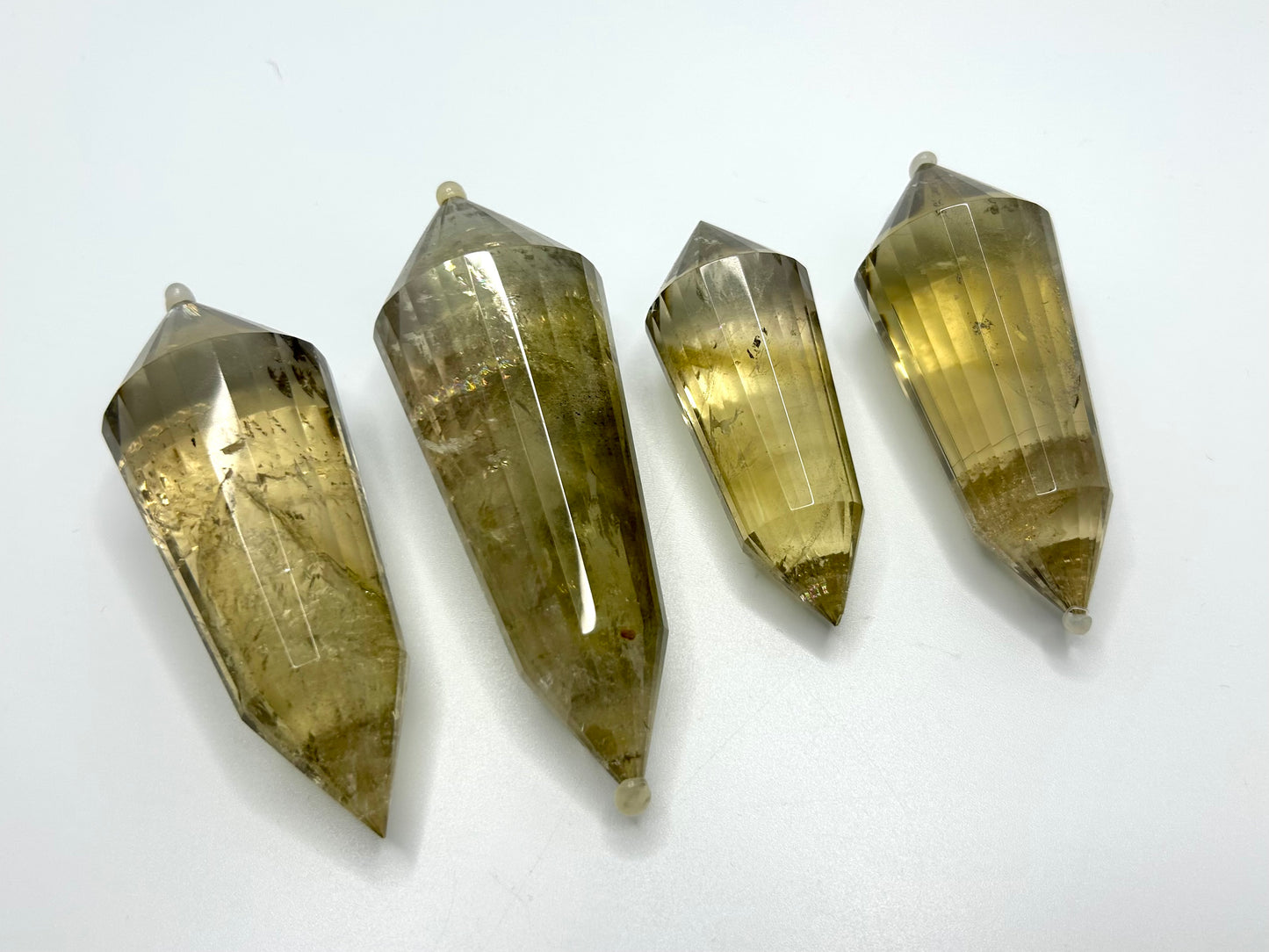 Smoky Citrine 24-Sided Vogels - Irradiated