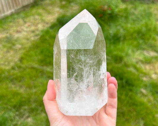 Clear Quartz Statement Tower - Lilith and Athena Wholesale