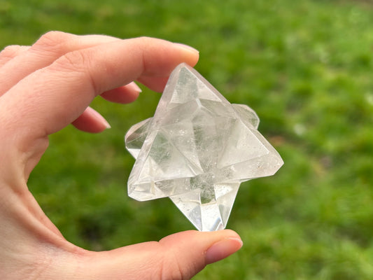 Clear Quartz Merkabas