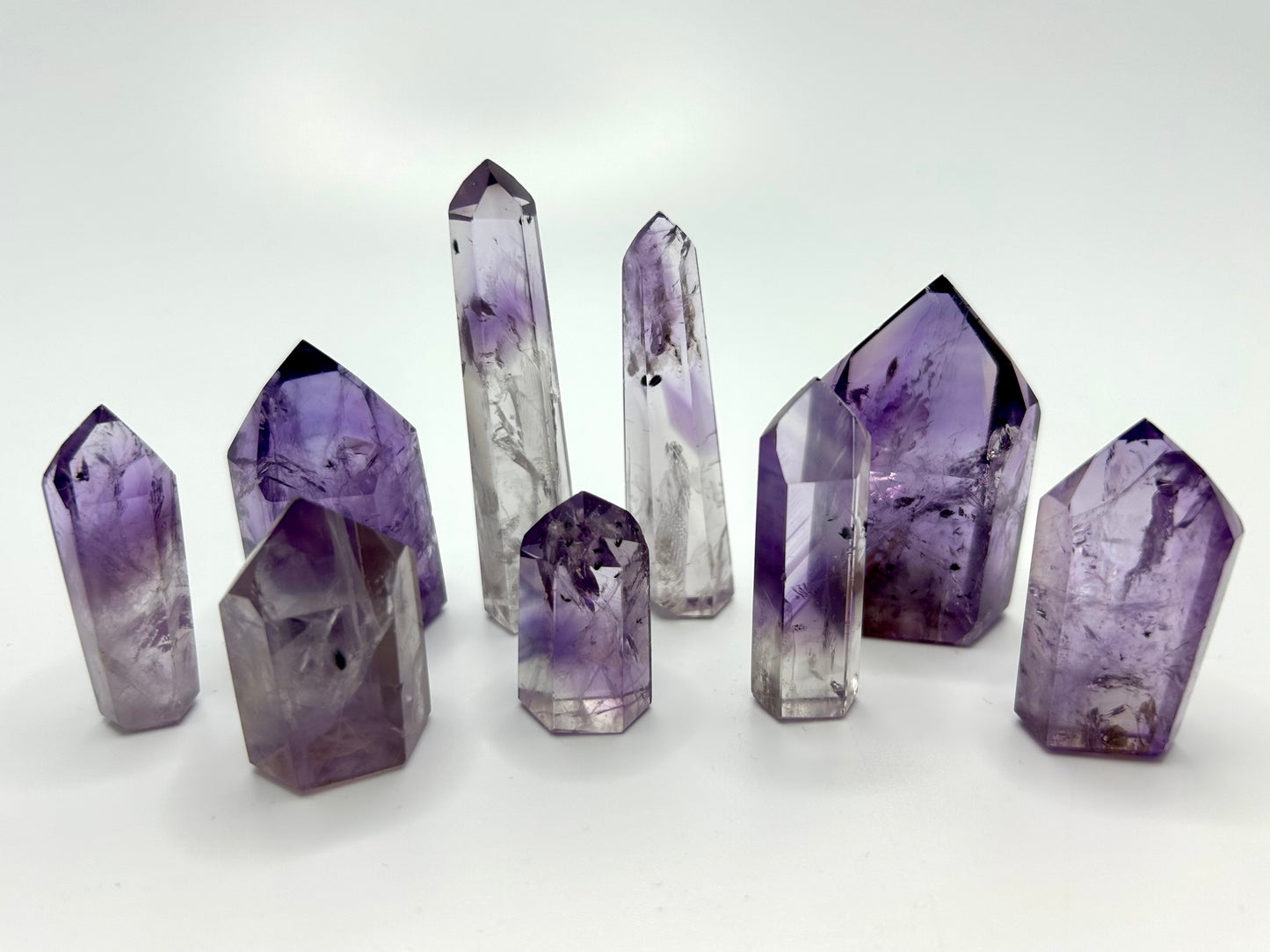 Phantom Amethyst x Hollandite Mini Points A+